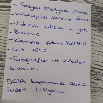 Media Markt'tan Aldığım Telefonun Kamera Ve Performans Sorunları