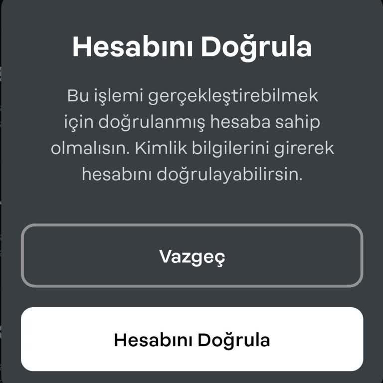 Papara Hesabımda İşlem Yapamıyorum: Doğrulama Sorunu