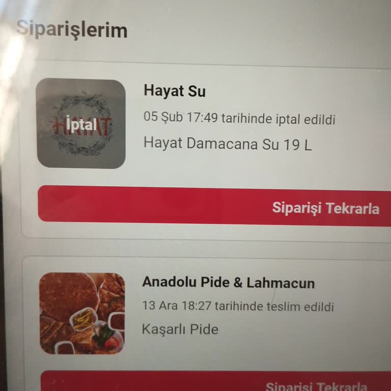 Danone Hayat İçecek Bayisinin Sipariş İptalleri Ve Müşteri Memnuniyetsizliği