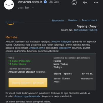 Amazon Yanlış Fatura Nedeniyle Kargom Gümrükte Kaldı