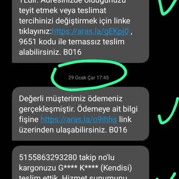 Aras Kargo İle Dağıtıma Çıkmadan İade Edilen Kargo Sorunu