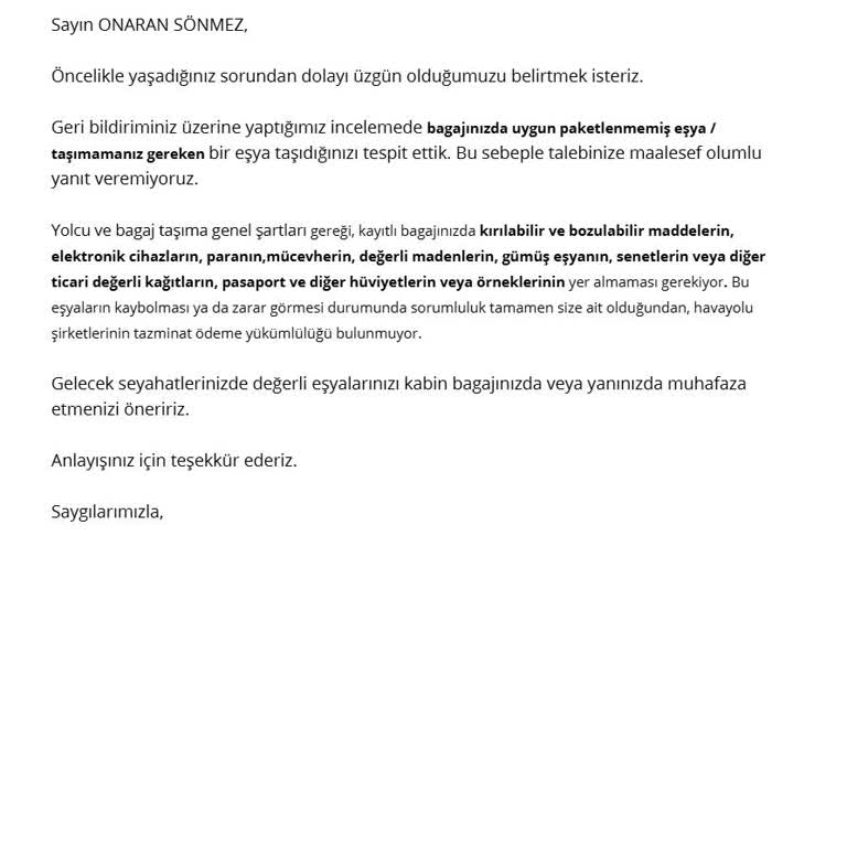 THY Uçuşunda Çalınan Kulaklık Ve Tazminat Sorunu