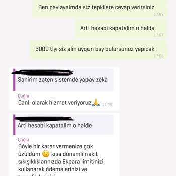 Enpara Artı Limit Güncellemesi Sorunu