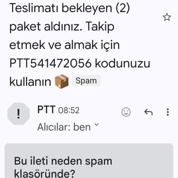 Spam Mesajlar Ve Kimlik Bilgisi İstismarı Şikayeti