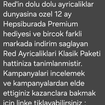 Vodafone Red Kampanyası Hüsranı