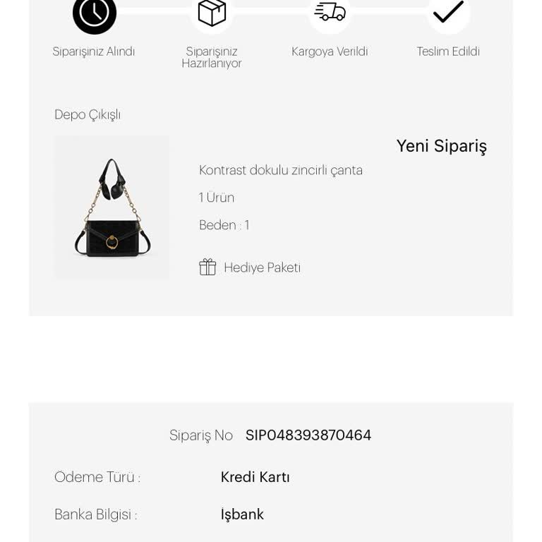 Online Siparişim Teslim Edilmiyor