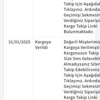 Kargo Belirsizliği Ve Müşteri Hizmetleri Sorunu