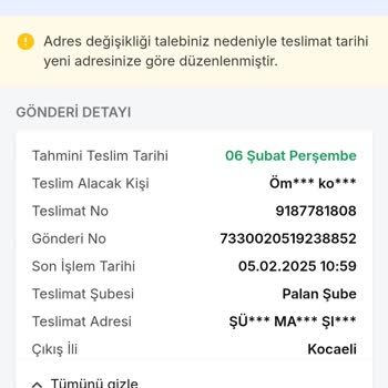 Kargo Takip Sorunu Ve Müşteri Hizmetleri İlgisizliği
