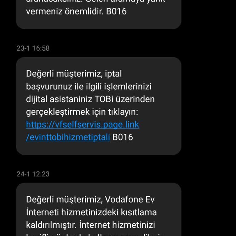 Vodafone İptal Sürecinde Yaşanan Sorunlar