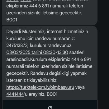 Türk Telekom Randevu Sorunu Ve Müşteri Hizmetleri İlgisizliği