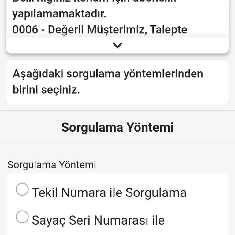 E-Devlet Üzerinden Elektrik Aboneliği Sorunu