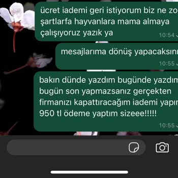 Ödeme Sonrası İletişim Sorunu Ve İade Talebi