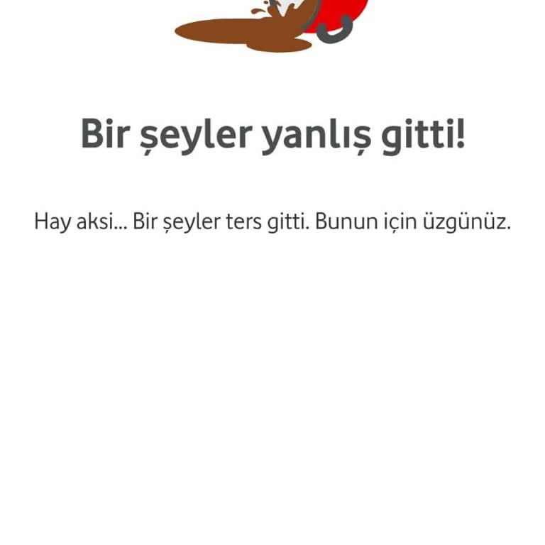 Vodafone Hediye Çarkı Hatası