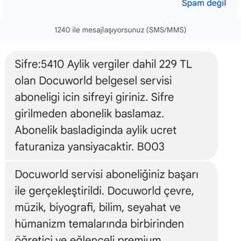 Vodafone'un Gizli Ücret Oyunu: Docuworld Şoku