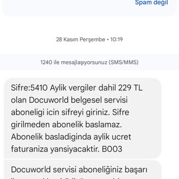 Vodafone'un Gizli Ücret Oyunu: Docuworld Şoku