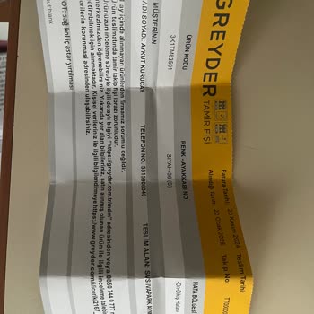 Greyder Montumun Tadilat Sorunu