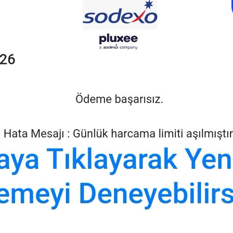 Pluxee Türkiye Hesabında Günlük Limit Sorunu