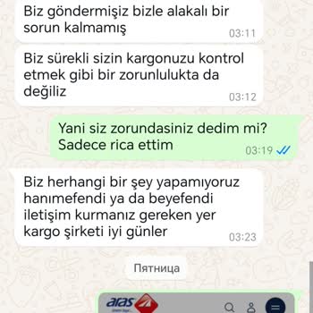 Kayıp Kargo Ve İletişim Sorunları