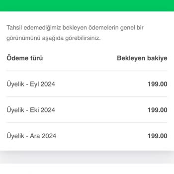 Beklenmedik Üyelik Ücreti Ve Yanlış Borçlandırma