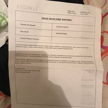 Renk Atan Hırka Ve Yetersiz Müşteri Hizmetleri