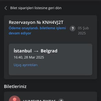 Bilet Teslimatında Gecikme Sorunu