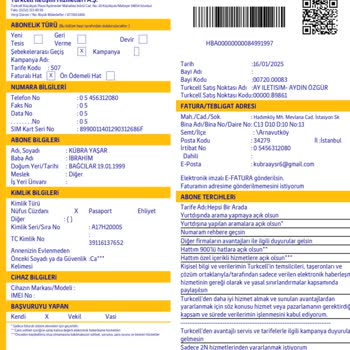 Yanlış Faturalandırma Ve Müşteri Hizmetleri Sorunu