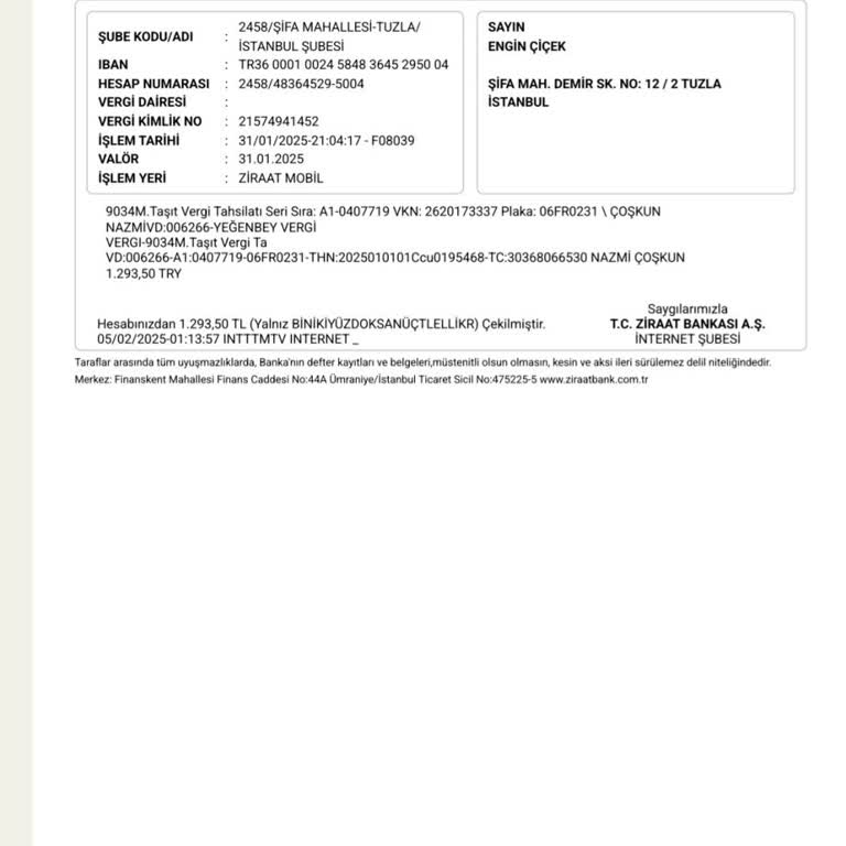 Yanlış Hesaba Yapılan Ödeme Sorunu