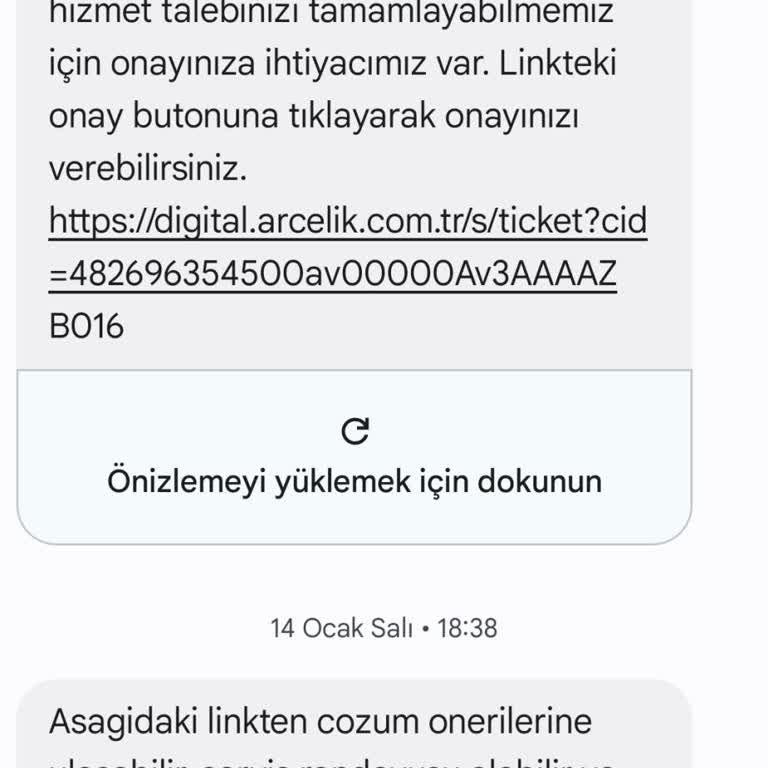 Arçelik Servisinde Tutarsızlık Ve Ekstra Ücret Talebi
