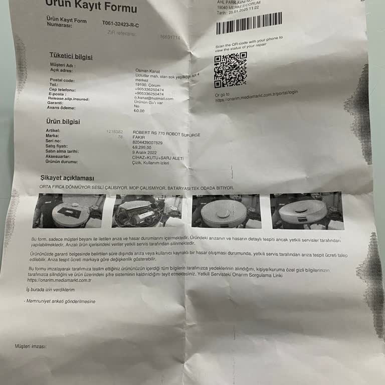 Media Markt Garanti Süreci Ve Fakir Robot Süpürge Sorunları