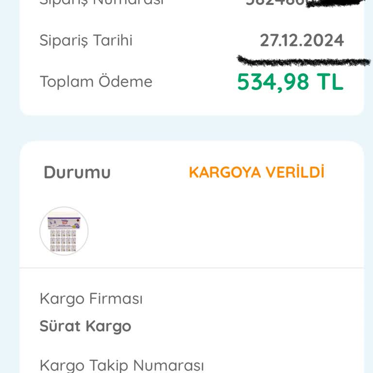 Kargom Nerede? E-bebek'ten Hayal Kırıklığı
