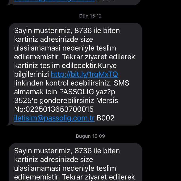 Passolig Kart Teslimatında İletişim Sorunu