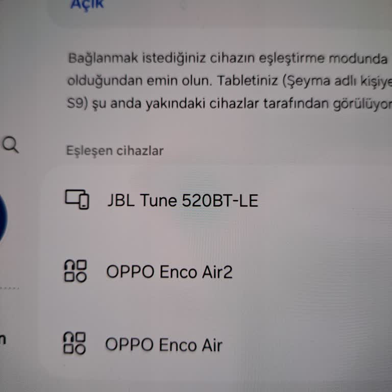 JBL T520 Kulaklık Bağlantı Sorunları Ve Rahatsızlık