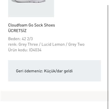 Adidas'tan Geciken İade Ve Sorumsuz Hizmet