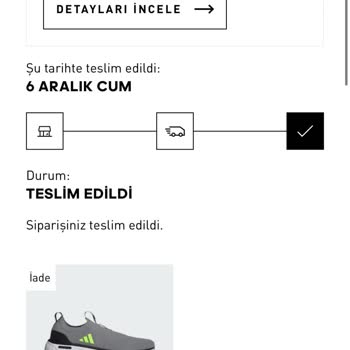 Adidas'tan Geciken İade Ve Sorumsuz Hizmet