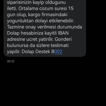 Kayıp Ürün Ve Yetersiz Müşteri Hizmetleri