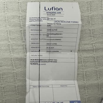 Montumun Yaka Kararması Ve İade Sorunu