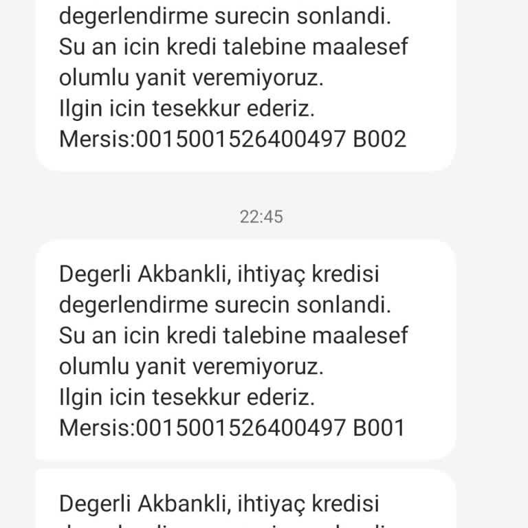 Akbank'ın Kredi Başvuru Sürecinde Yaşanan Sorunlar