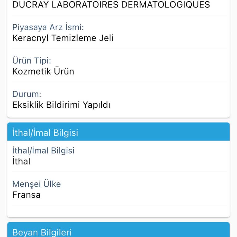 Sahte Ürün Şüphesi Ve Cilt Problemi