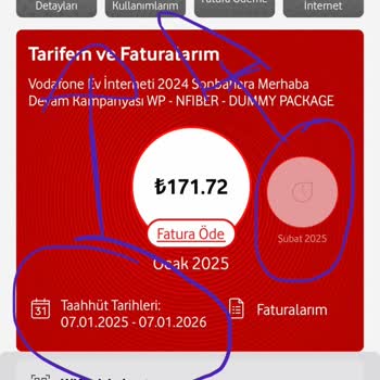 Vodafone Net Yanlış Bilgilendirme Ve Haksız Faturalandırma