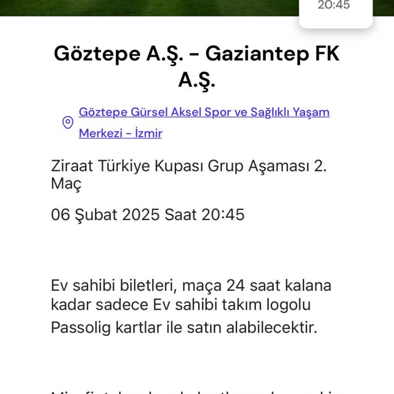 Passolig Kartıyla Bilet Alım Sorunu