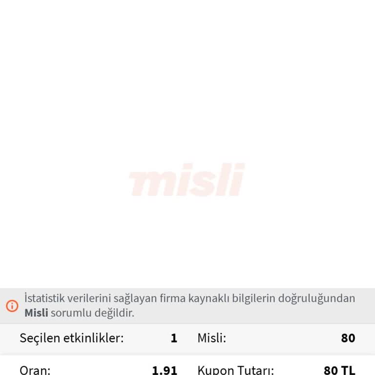 Mislide Kazanılan Kuponun Yanlışlıkla Kaybedilmesi
