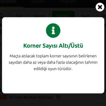 Korner Bahisinde Uzatma Süreleri Bilgilendirme Eksikliği