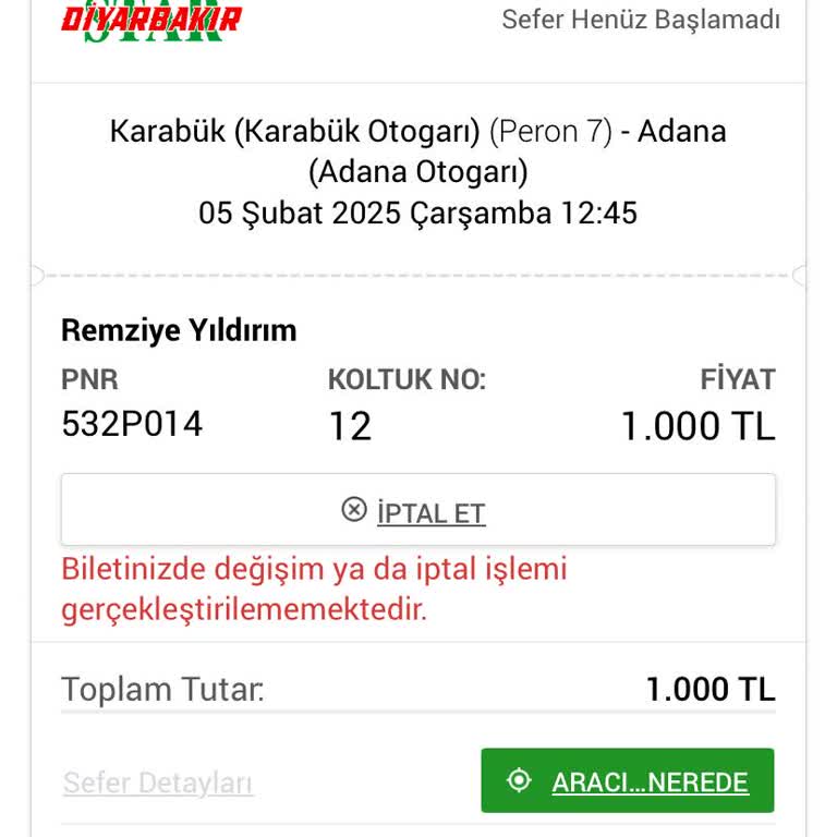 Konforsuz Seyahat Ve İlgisiz Hizmet
