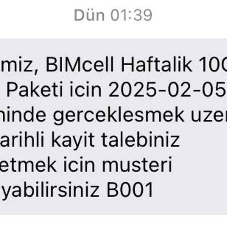 Bimcell Paket Tanımlama Sorunu Ve Çözüm Eksikliği