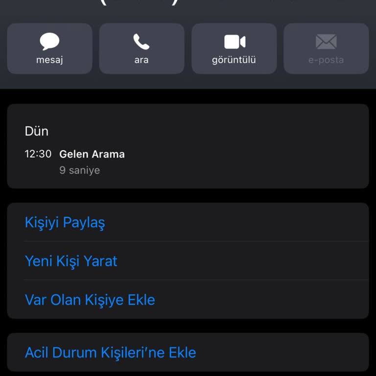 Bilinmeyen Numaradan Şüpheli Arama Ve Kayıt