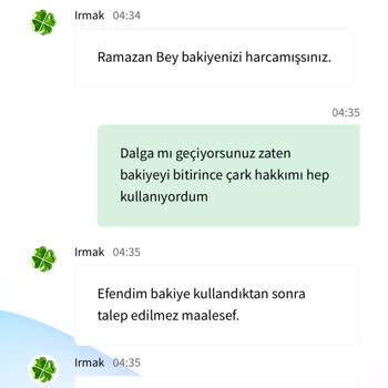 Çark Sistemi Bonusunun Verilmemesi