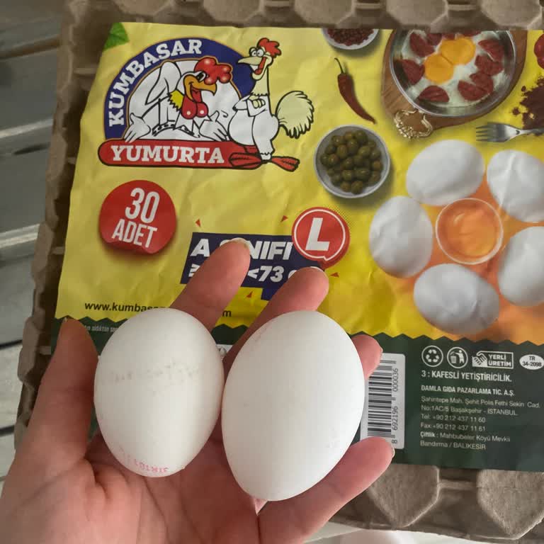 Kumbasar Yumurta Paketinde Boyut Farkı Şaşkınlığı