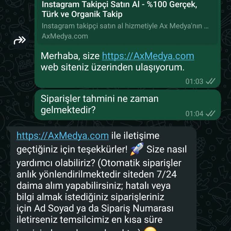 Ax Medya'dan Yanıt Bekleyen Sipariş Sorunu