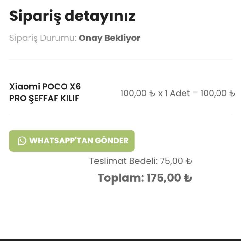 TeknoBa Ürün Elime Gelmedi