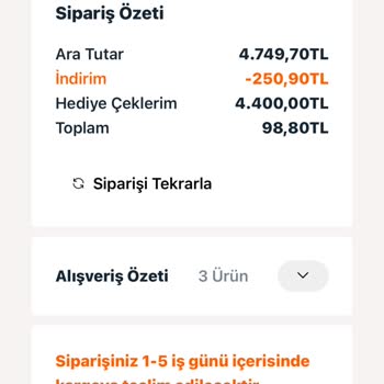 Ürün Tedarik Sorunu Ve Müşteri Hizmetleri Şikayeti